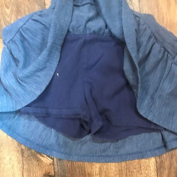 Cat & Jack Blue Denim Ruffle Skort Small - Picture 6 of 6